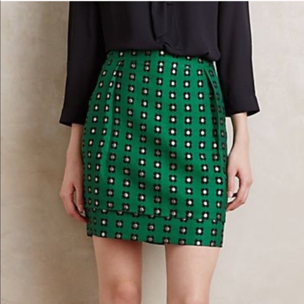 NWT HD in Paris Garden Glimmer Mini Skirt Size 4